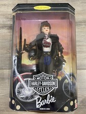 Barbie Collector Edition Harley Davidson Motorcycles Doll Redhead Mattel 20441