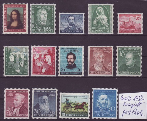 Federal republic 1952 - 1952, complete