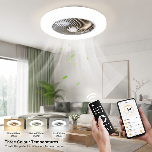 Modern led ceiling fan - modern,