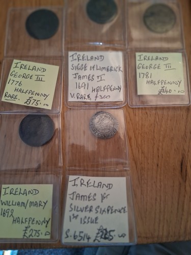 Ireland coins william - ireland, coins,william