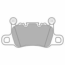 REAR BRAKE PAD SET DISC BRAKE FITS: PORSCHE 911 3.8 TURBO/3.8 TURBO S/4.0 GT3