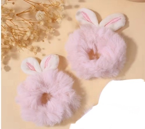Pink plush bunny rabbit ears - plush,