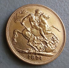 R 1874 LONDON Young Head Queen