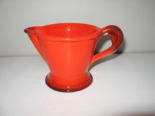 Metlox Poppytrail Red Rooster Creamer 3 1/2" Height USA VGC 