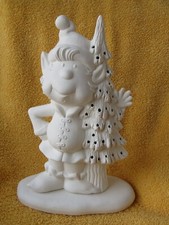 UNPAINTED CERAMIC BISQUE- ELF