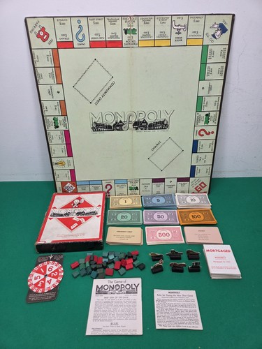Vintage ww2 monopoly - game, &