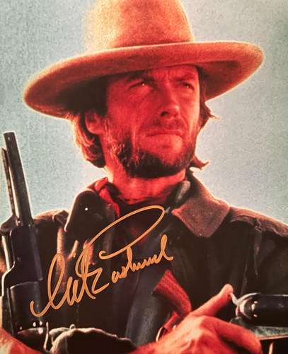 Clint eastwood signed 8x10 - clint,