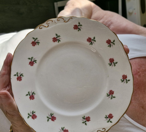 Colclough ditsy rose bone - colclough,