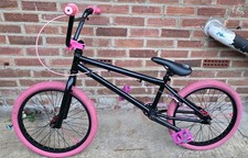 Girls BMX Black With Pink