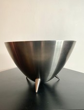 Stainless Steel 3 Legged Sputnick Style Fruit Bowl 