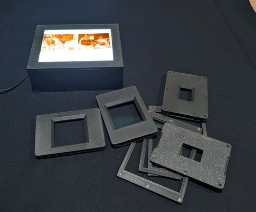 Barker light box with - , barker's