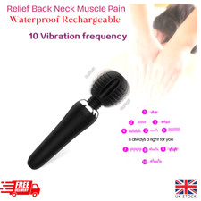 Women Men  Electric Massager Body Personal 10 Mode Strong Vibration Waterproof