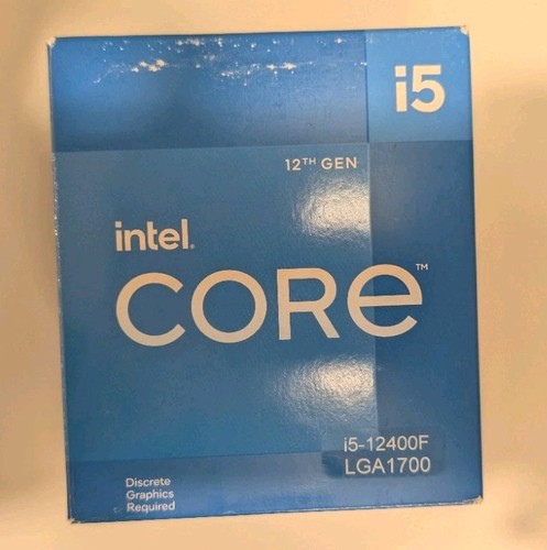 Intel core 12400f 12th - core, gen