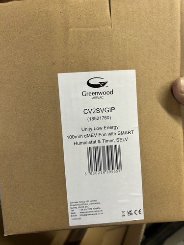 Greenwood airvac cv2svgip selv - airvac,