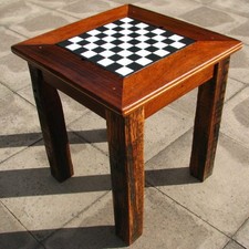 Handcrafted Wooden Chess Table