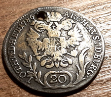 Old silver coin - old, 1786