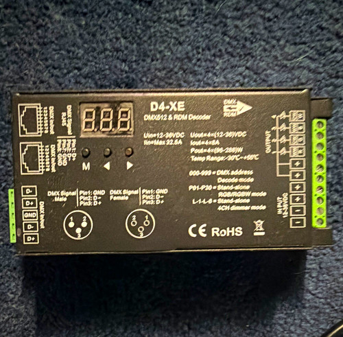 Dmx512 and rdm - d4-xe,