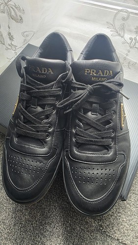 Prada downtown black leather - black,