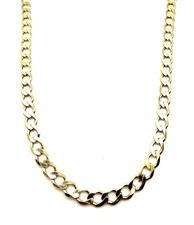 9ct gold curb - gold, chain