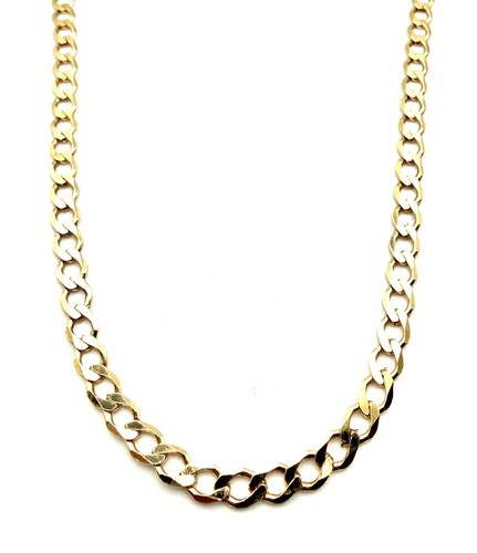 9ct gold curb - 9ct,