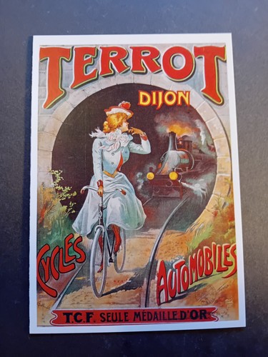 Tamagno art nouveau postcard - art,