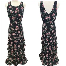 Vtg Cottagecore Maxi Tiered