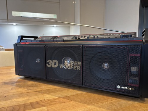 Hitachi super woofer retro - hitachi,