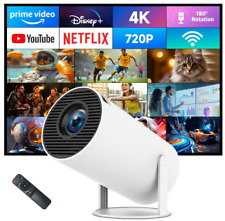 5G 4K Projector Smart HD LED WiFi Bluetooth HDMI USB Android Office Home Theater