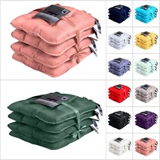 Seat Cushions Thick Chair Pads Square Booster Outdoor Kitchen Patio Cushion 4X