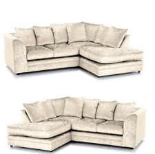 Crushed Velvet Sofa Mink