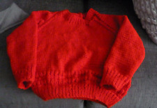 HAND KNIT GIRLS JUMPER AGE 5-6YRS