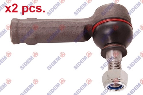 Pcs front tie rod end - x2,