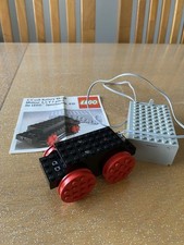 Lego Battery Box And Motor With Wheels And Axels (vintage) 