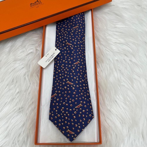 Hermes tie 100 silk - hermes, 100%