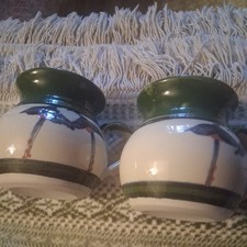 2 X MCCLUSKEY POTTERY MUGS LIMAVADY  NI PERFECT CONDITION