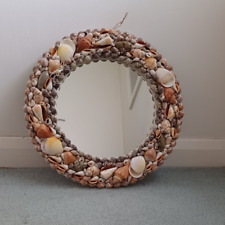 Modern seashell mirror
