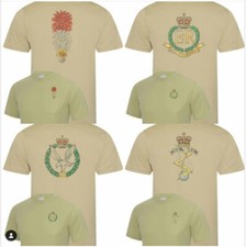 Double Printed Colour Army WICKENING SPORTS T-SHIRT rmp REME RAMC RE hm forces