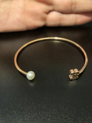 Tous vermeil bangle with pearl