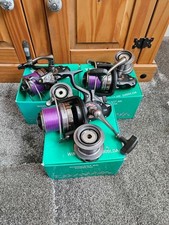 3 x Diawa BR 5000 LDA fishing reels with spare spools