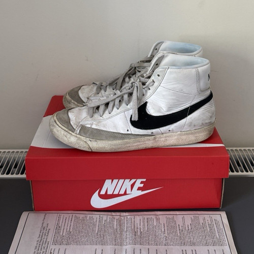 Nike blazer white black men - nike, white/black