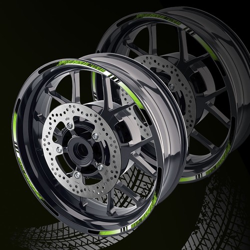 Green rim wheel - 17'',