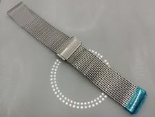 New Geckota Oblique 22mm Polished Mesh Milanese Watch Strap Bracelet 6A575