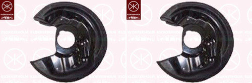 Rear left and - rear,