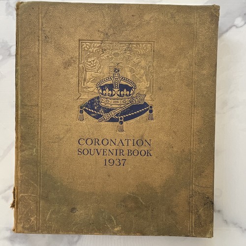 Coronation souvenir book 1937 - coronation,