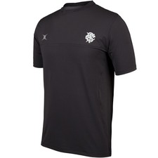 Gilbert Rugby Mens T-Shirt Barbarians FC Pro Tech Tee Black Sz: 2xs - Free p&p