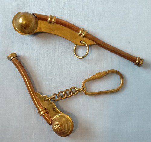 Vintage bosun whistles - x2,