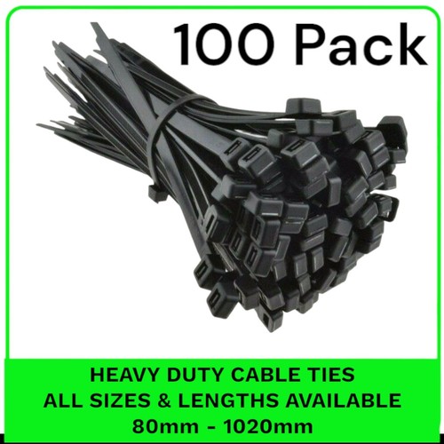 Heavy duty cable ties black - heavy,