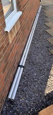 2x 16' ft foot mast 2" inch (500cm x 5cm) Aluminium pole, aerial, CB, TV, FM
