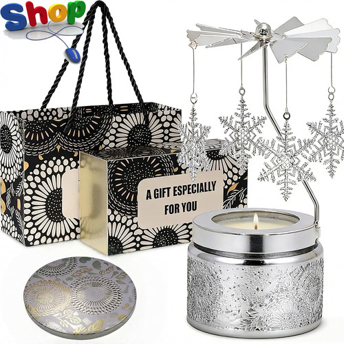 Rotating scented candle - rotating,