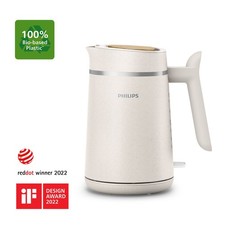 Philips Eco 1.7L kettle with control display, anti-limescale, white (HD9365/11)